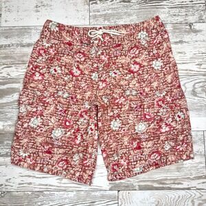 Polo Ralph Lauren Shorts Mens 32 Multi Floral Beach Pool Swim Trunks Drawstring